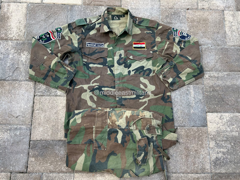 (War On ISIS) Najaf Garment Factory Iraqi Police Camo Uniforms - Middle ...